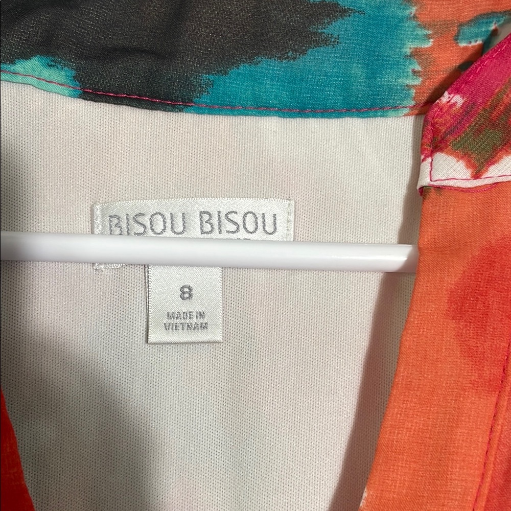 Bisou Bisou Red Halter Maxi Sundress - Picture 2 of 7